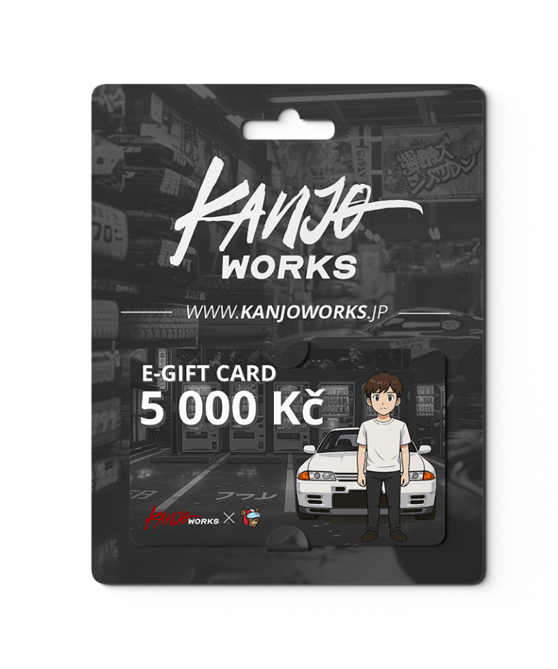 KanjoWorks 5 000 Kč e-GIFT CARD