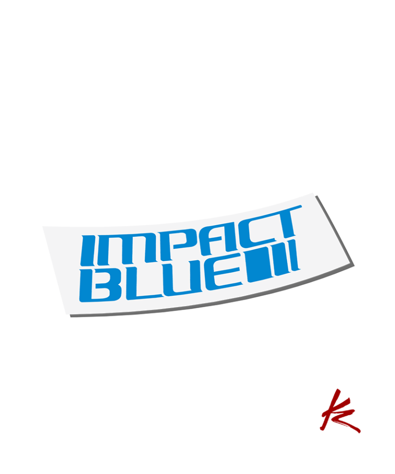 Initial-D ‘Impact Blue’ samolepka týmu
