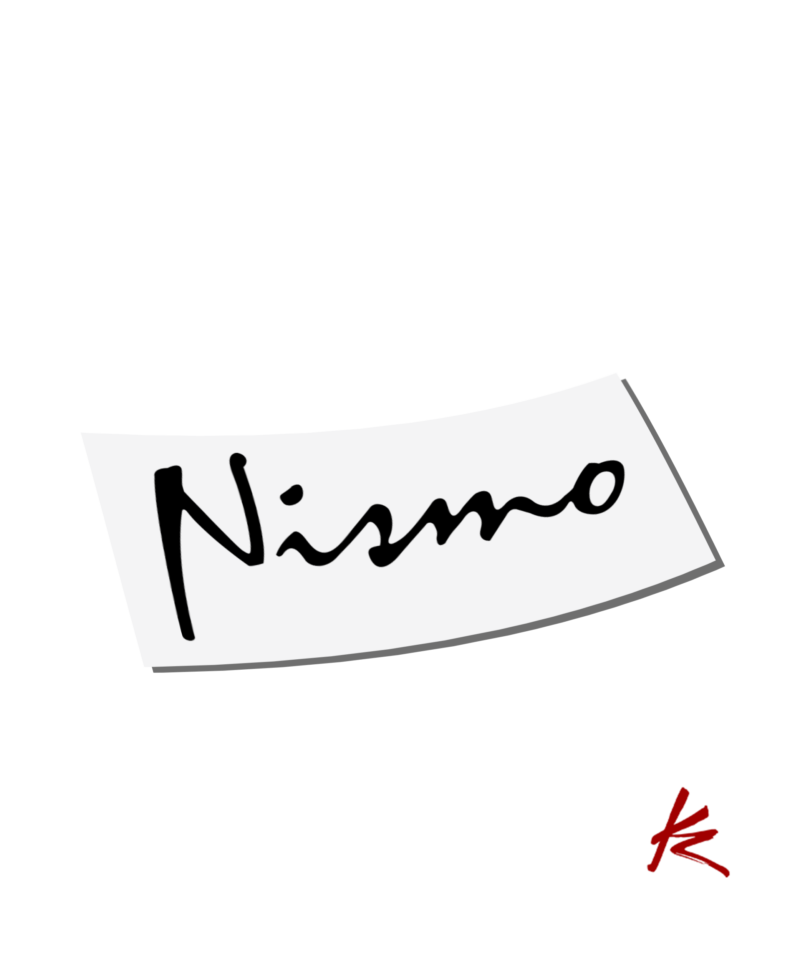 Nismo Script Retro samolepka
