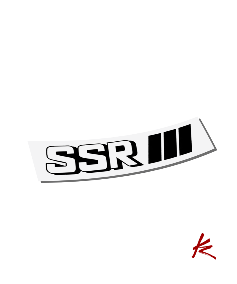 SSR Wheels samolepka