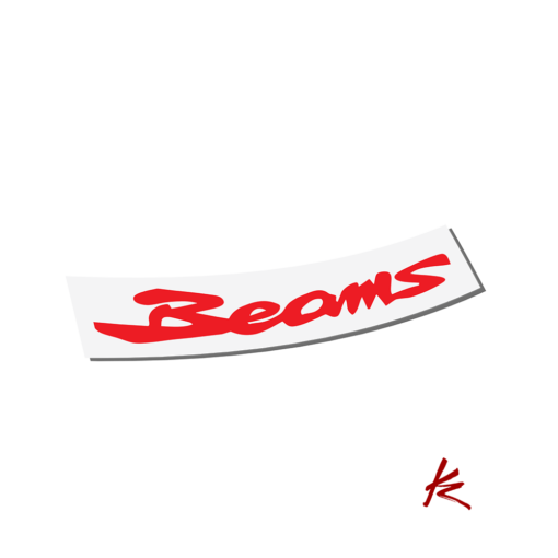BEAMS logo samolepka - KanjoWorks
