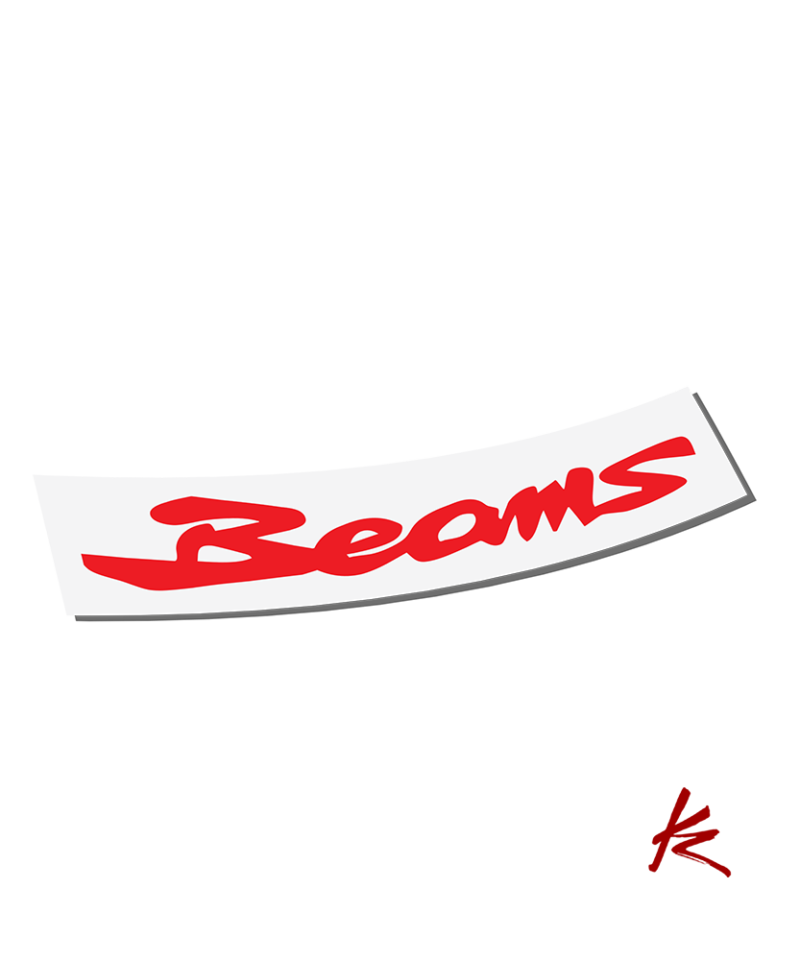 BEAMS logo samolepka