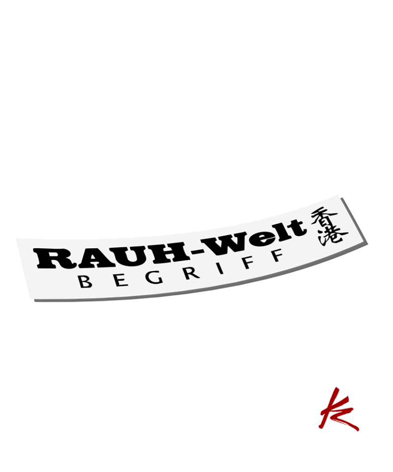 Rauh Welt Begriff samolepka