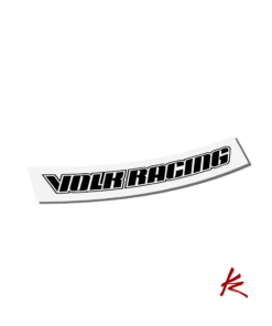Volk Racing Japan samolepka