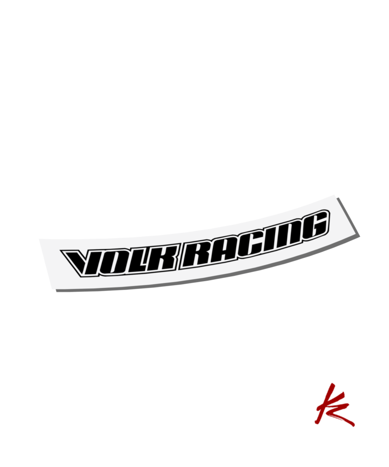 Volk Racing Japan samolepka