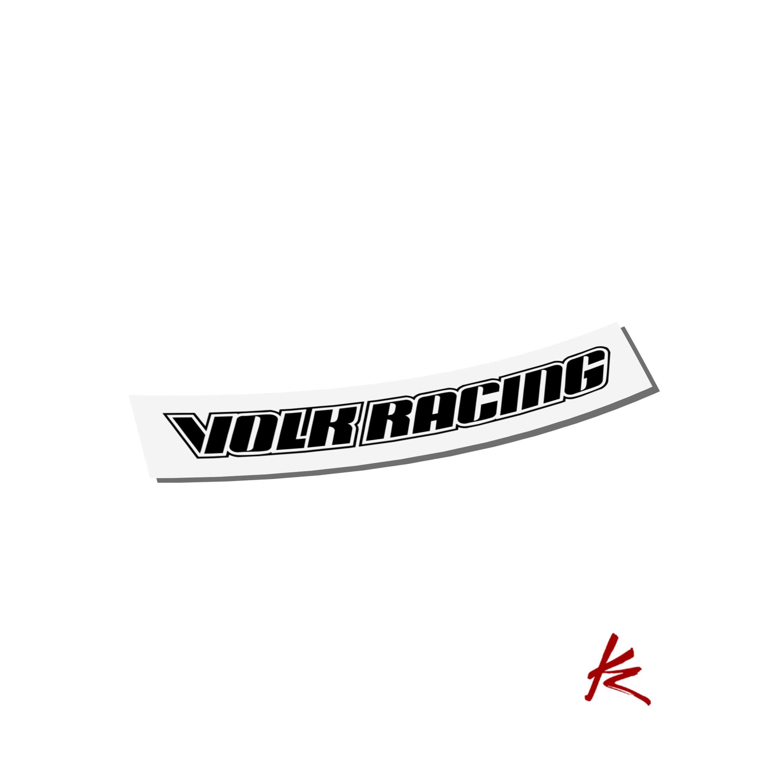 Volk Racing Japan samolepka